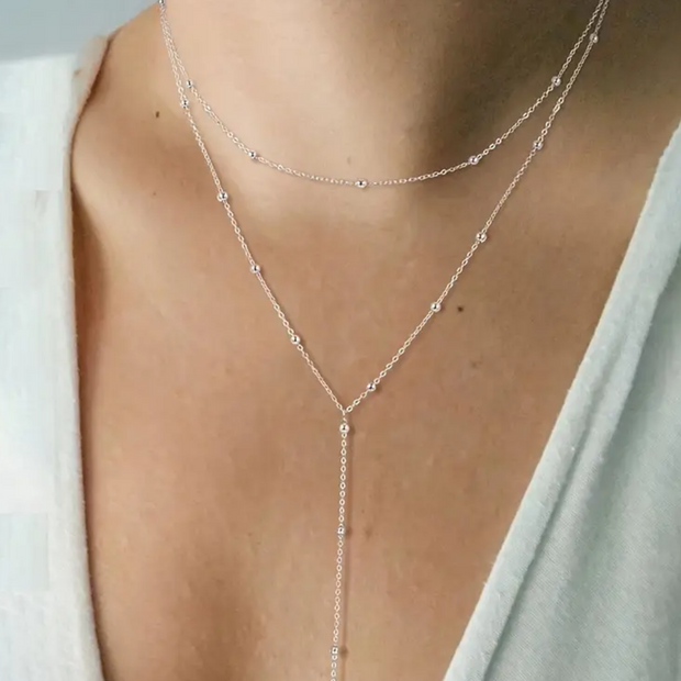 Alice Layered Necklace (Silver)