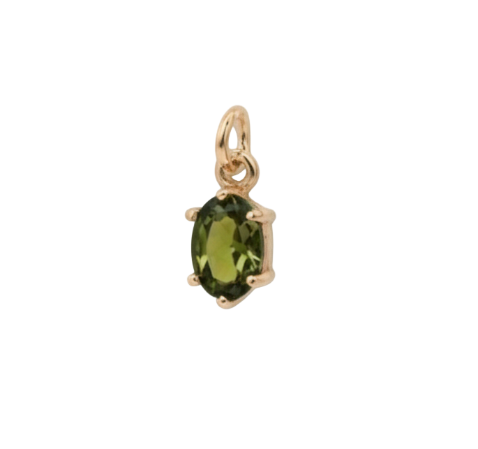 Green August Birthstone Small Charm