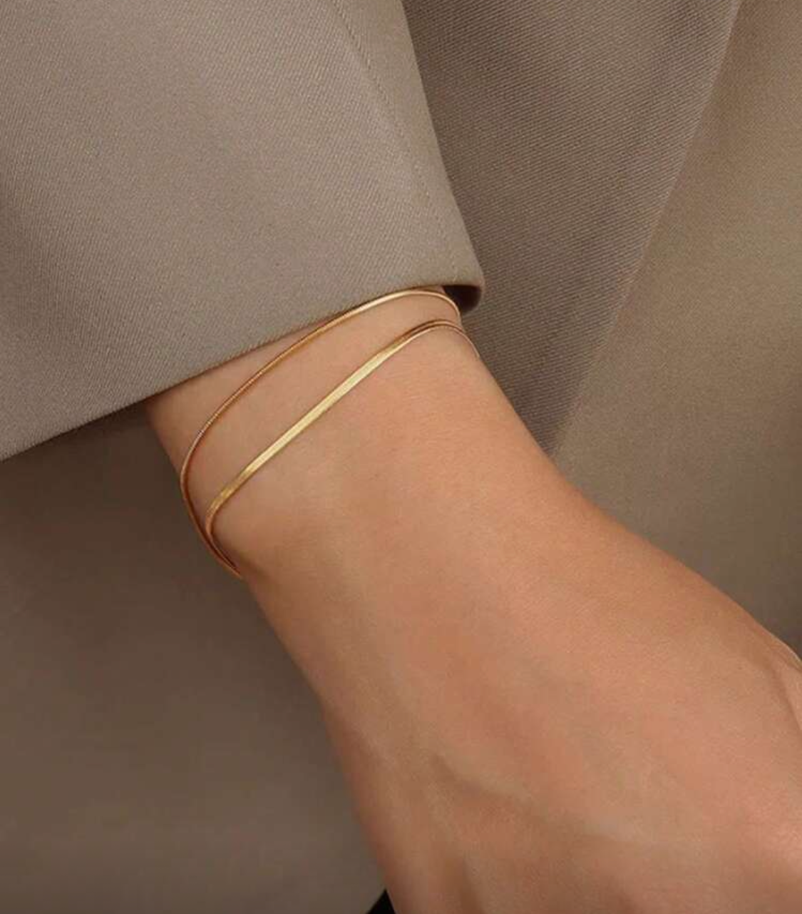 Iggy Double Layered Bracelet (Gold)