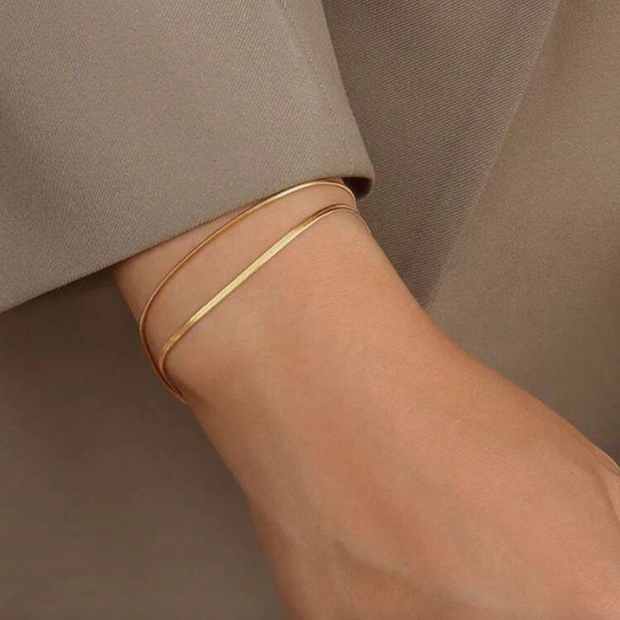 Iggy Double Layered Bracelet (Gold)