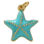 Light Blue Starfish Charm