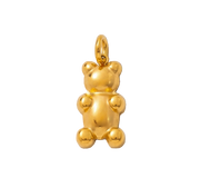 Golden Jelly Bear Charm