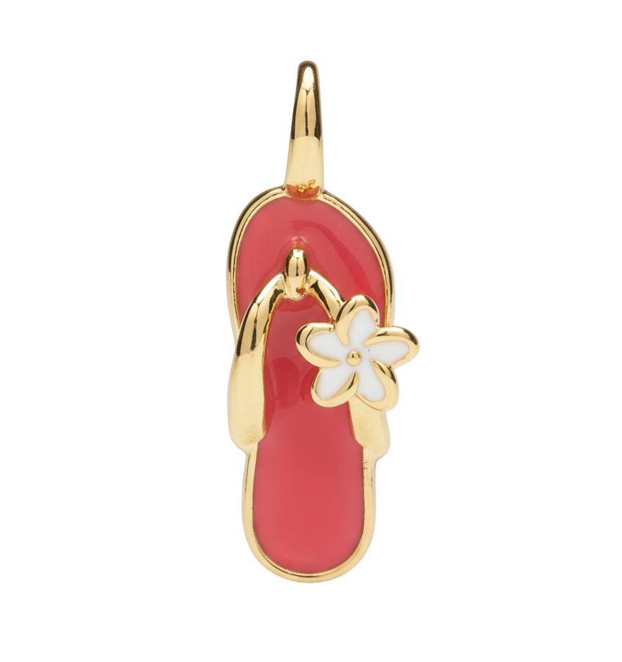 Red Maui Sandal Charm