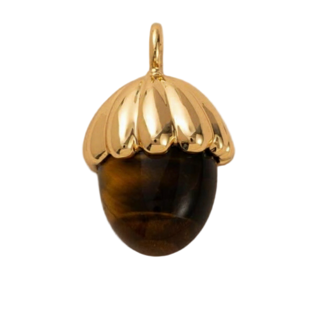 Golden Walnut Charm