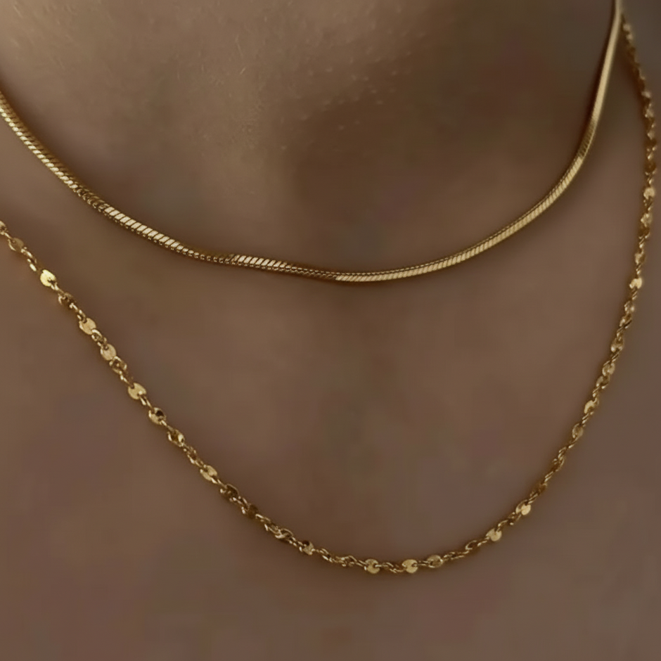 Leni Layered Necklace (Gold)