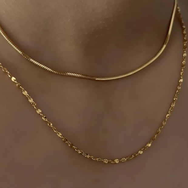 Leni Layered Necklace (Gold)