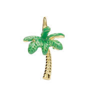 Green Palm Tree Charm