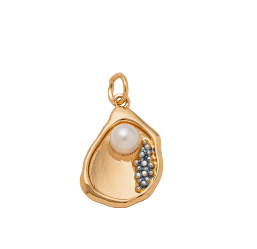 Oyster with Pearl Charm