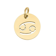 Cancer Zodiac Charm (Gold)