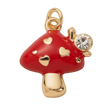 Red Mushroom with Diamond Charm