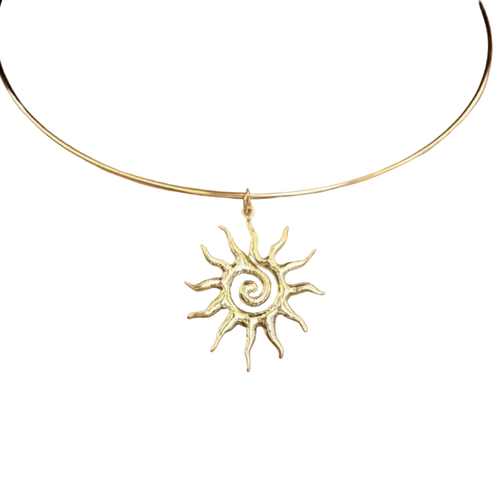 Sunspell Choker Necklace (Gold)