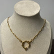 Coco Paperclip Necklace (Gold)