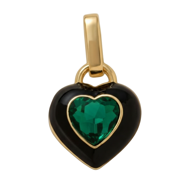 Green Heart Charm