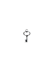 K-e-y Charm (Silver)