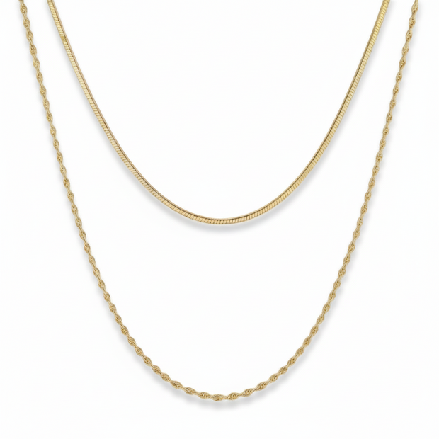 Leni Layered Necklace (Gold)