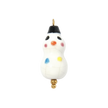 White Ceramic Frosty The Snowman Charm