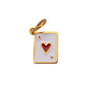 Ace of Hearts Card Charm