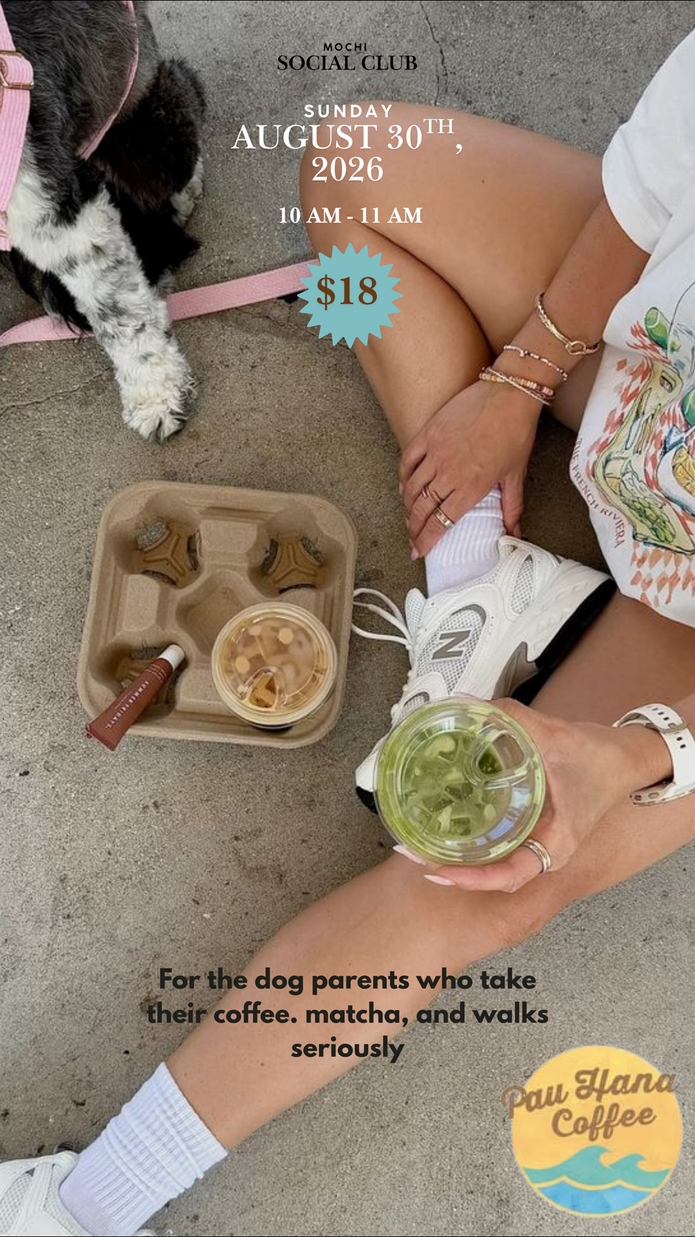 Mochi Social Walks & Coffee Club at Pau Hana Coffee