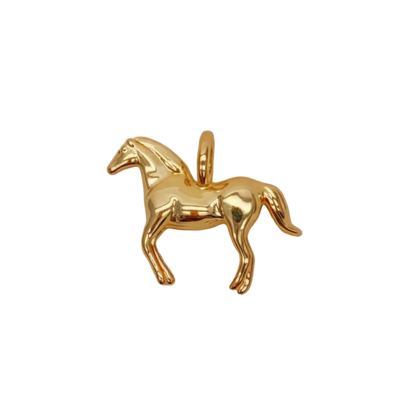 Horse Solid Charm (Gold)
