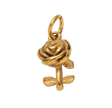 Gold Rose Charm