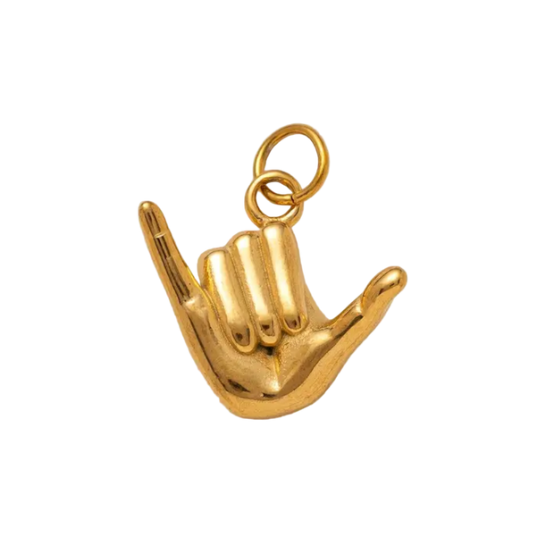 Rock On Hand Charm