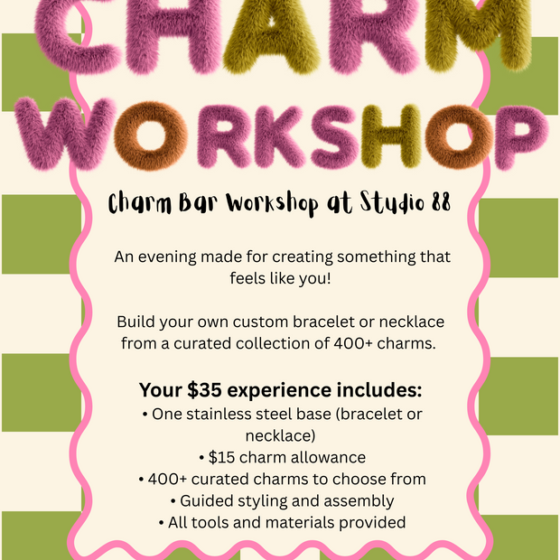 Mochi Charms Workshop at Studio 88 - July 8, 2026