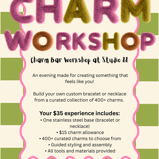 Mochi Charms Workshop at Studio 88 - August 19, 2026