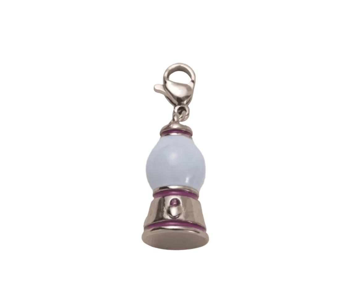 Crystal Ball Charm (Silver)