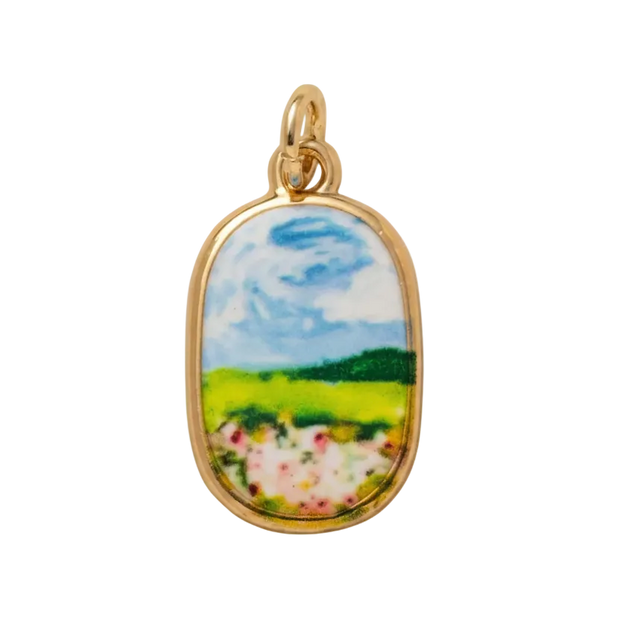 The Great Outdoors Painted Charm (Gold)