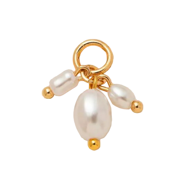 Pearl Cluster Charm (Gold)