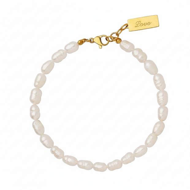 Pearl Bracelet (Gold)