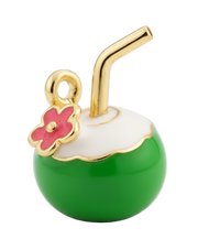 Green Sippy Coconut Drink Charm