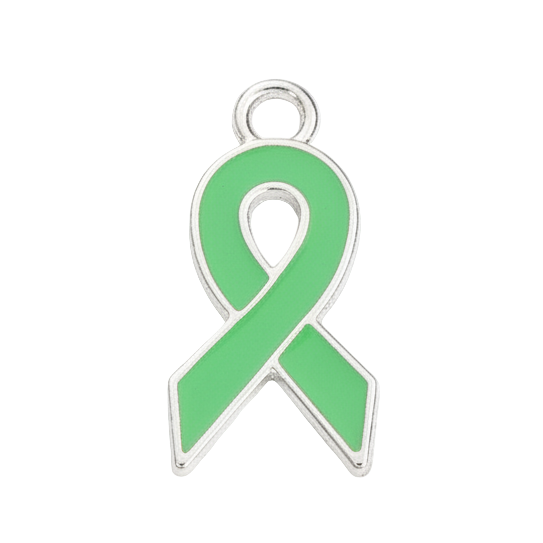 Green Breast Cancer Awareness Charm
