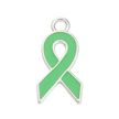 Green Breast Cancer Awareness Charm