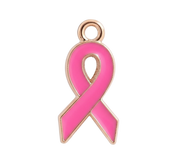 Pink Breast Cancer Awareness Charm