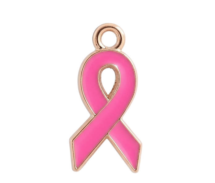 Pink Breast Cancer Awareness Charm