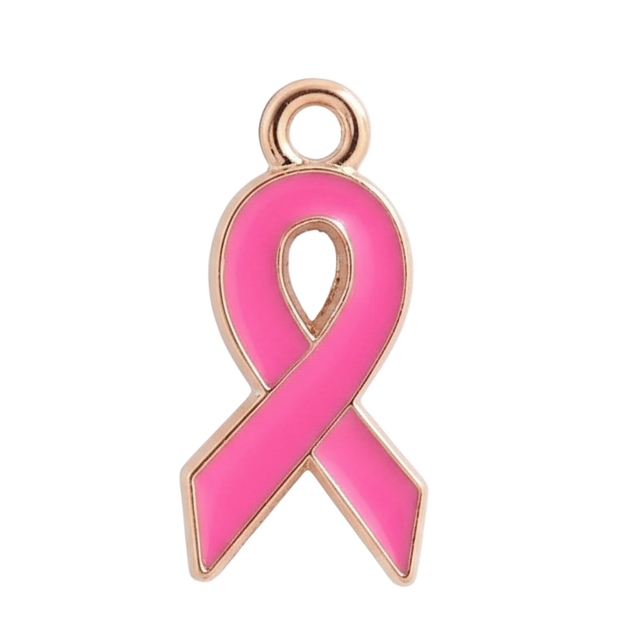 Pink Breast Cancer Awareness Charm