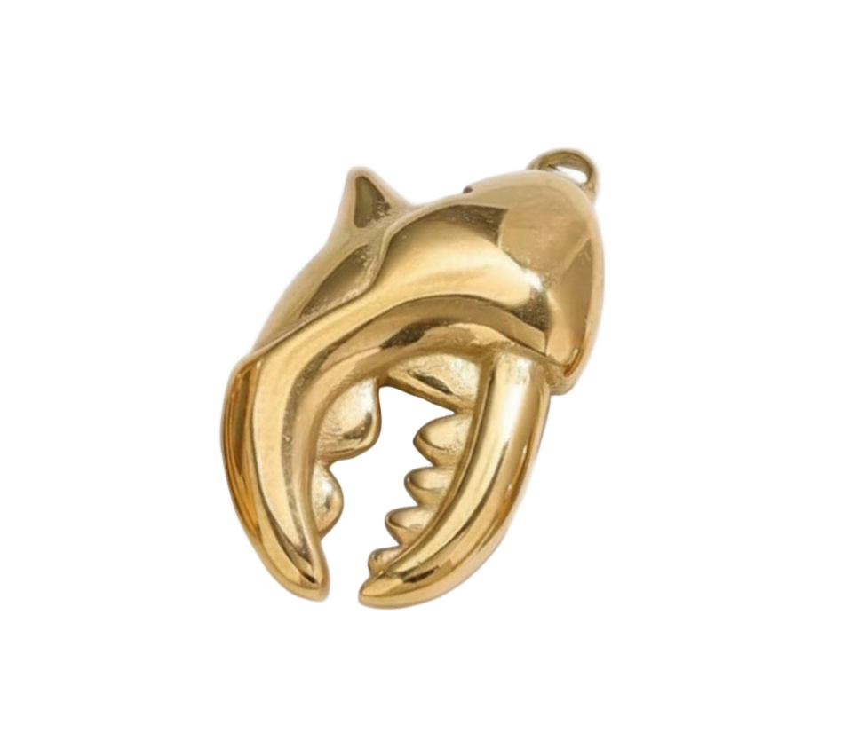 Crab Claw Charm (Gold)