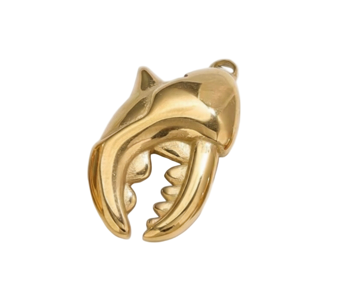 Crab Claw Charm (Gold)