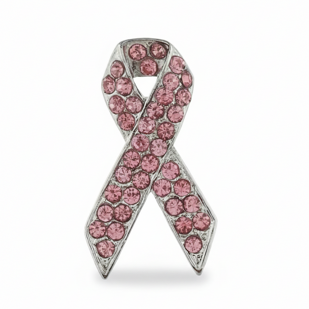 Pink Diamonds Breast Cancer Awareness Pin