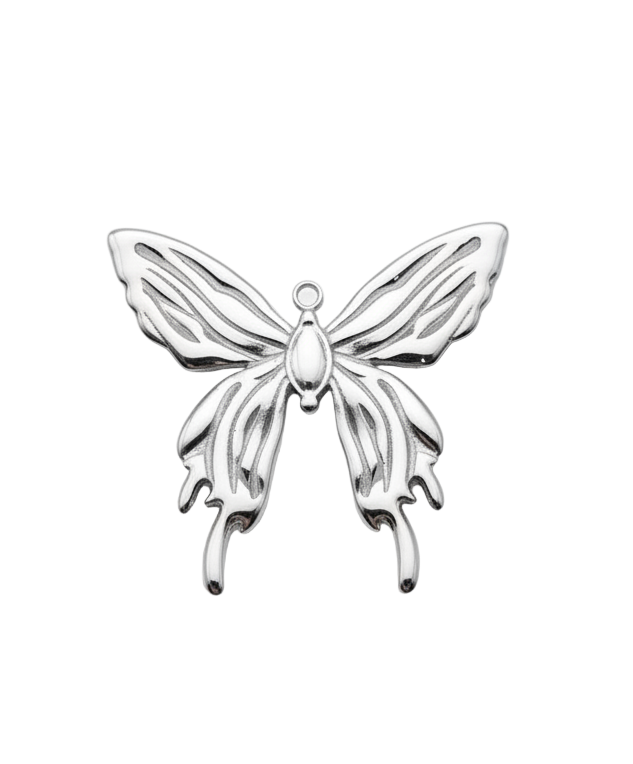 Butterfly Charm (Silver)