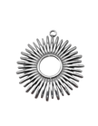 Circle Rays Charm (Silver)