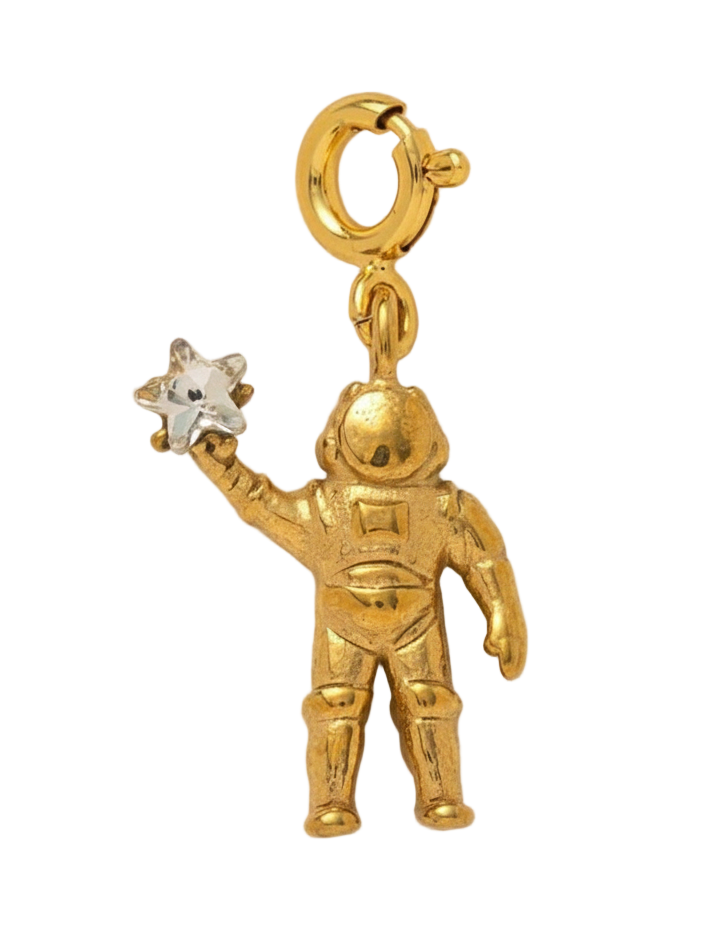 Astronaut Charm (Gold)