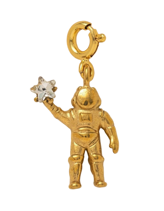 Astronaut Charm (Gold)