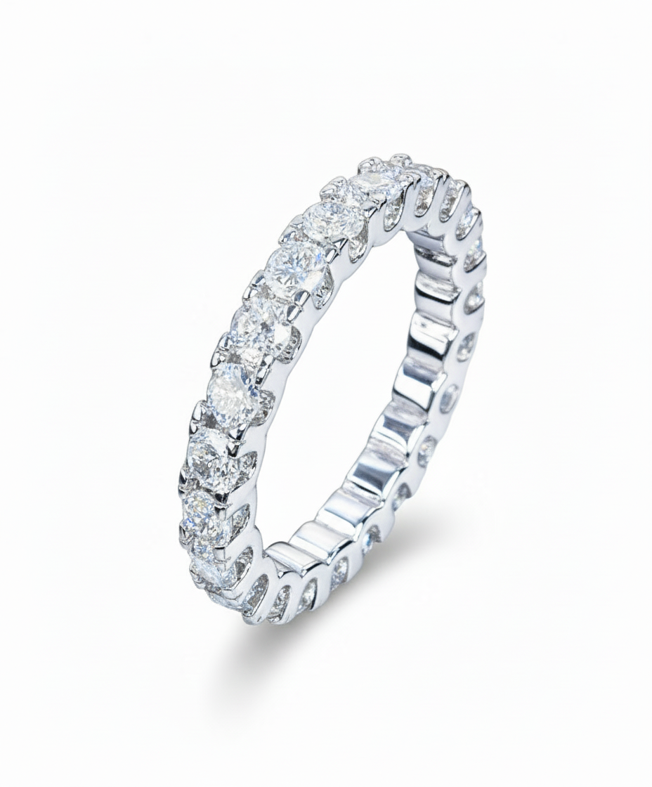 Cleo Diamond Ring (Silver)
