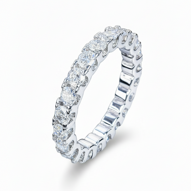 Cleo Diamond Ring (Silver)