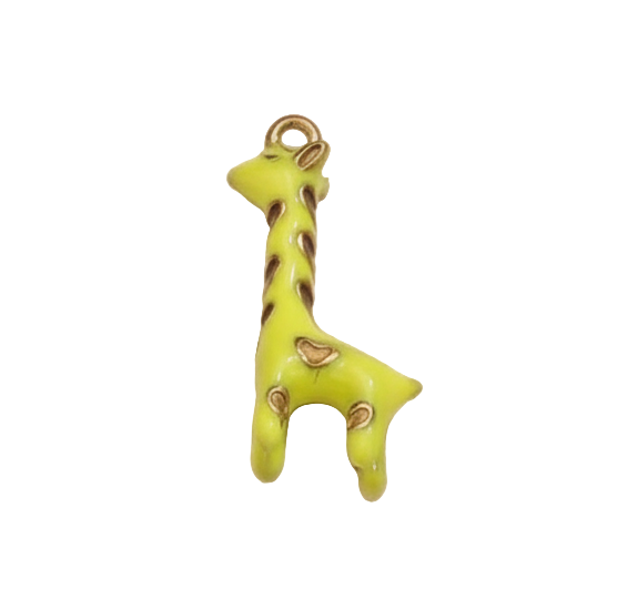 Yellow Giraffe Charm