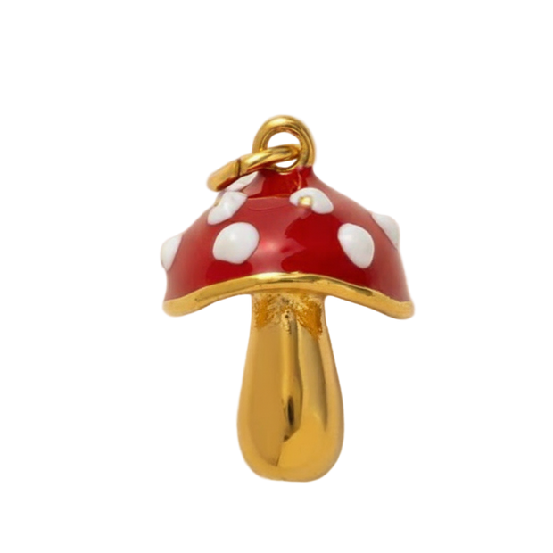 Red Mushroom Charm