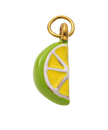 Green Lime Wedge Charm