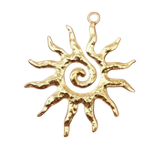 Sun Rays Charm (Gold)